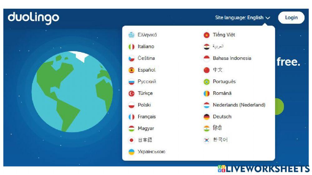 Find Website Language Options