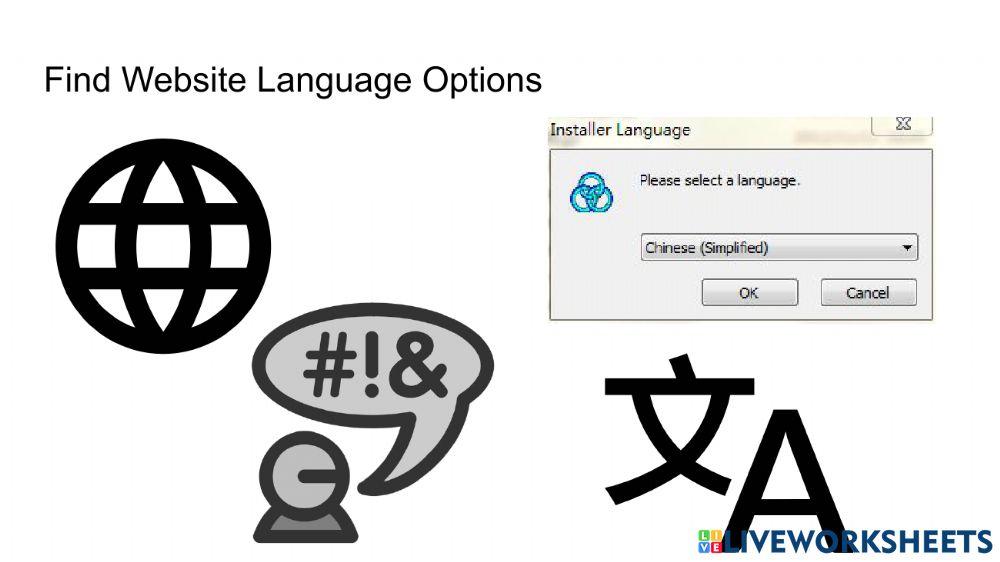 Find More Website Language options