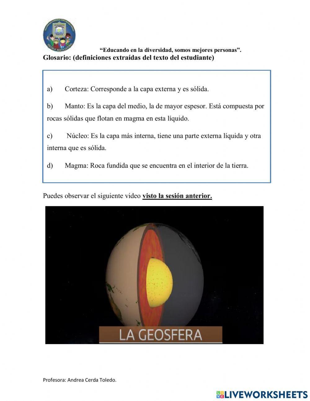 CAPAS DE LA TIERRA Y PLACAS TECTÓNICAS OK