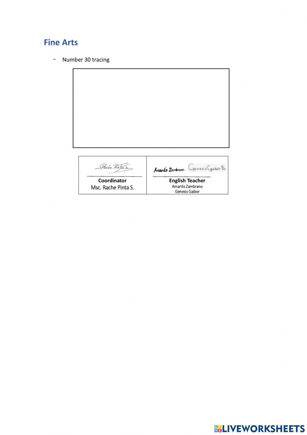 Weekly activities 14