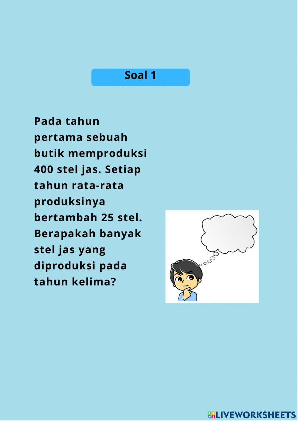 Barisan dan deret  aritmatika