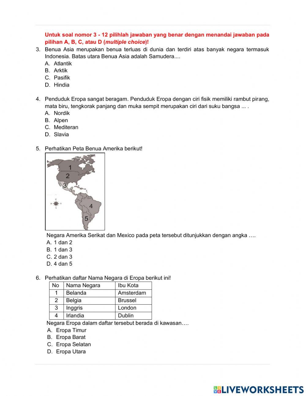 Perubahan dan Interaksi Benua Asia dan Benua Lainnya 2