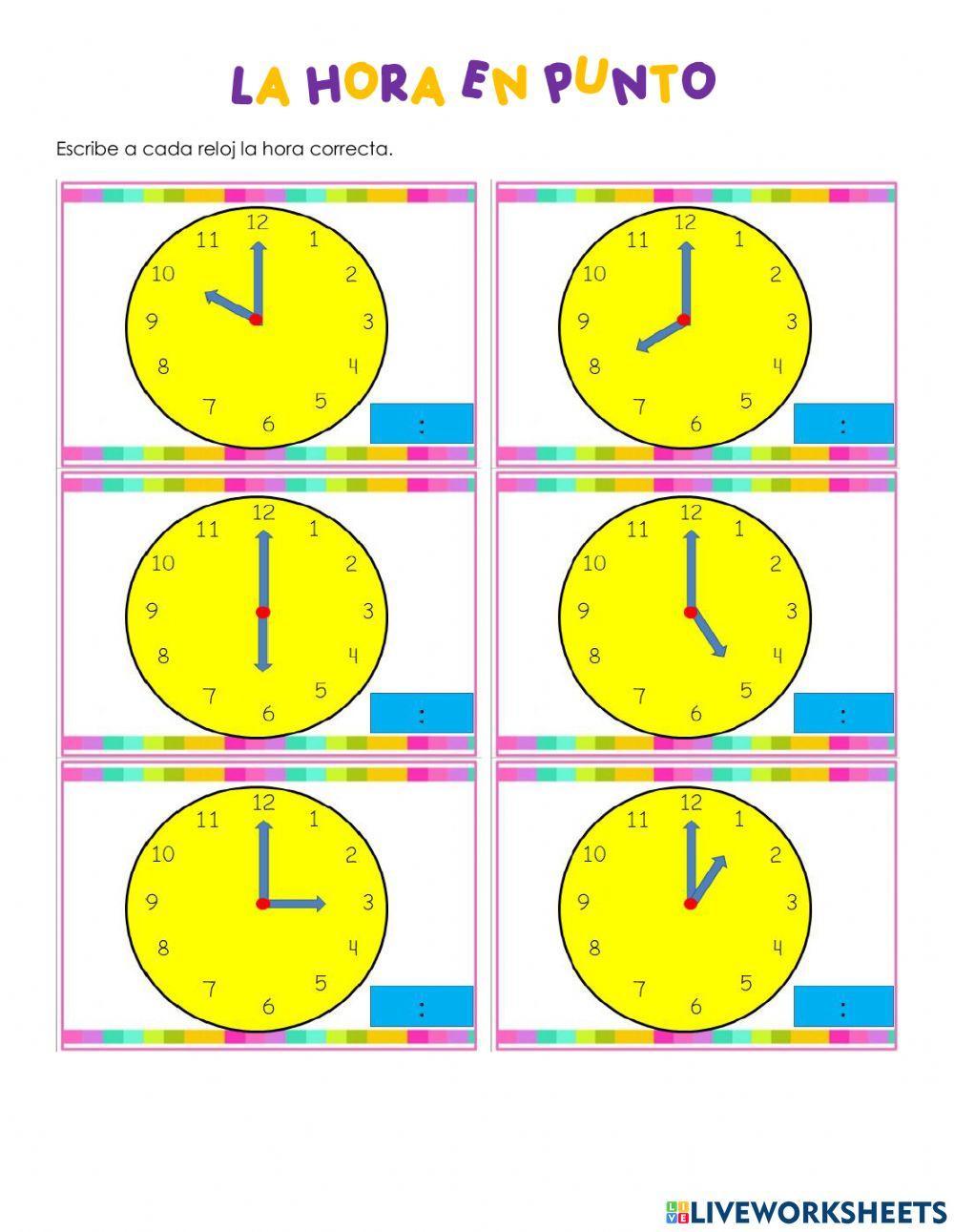 La hora en punto La hora en punto