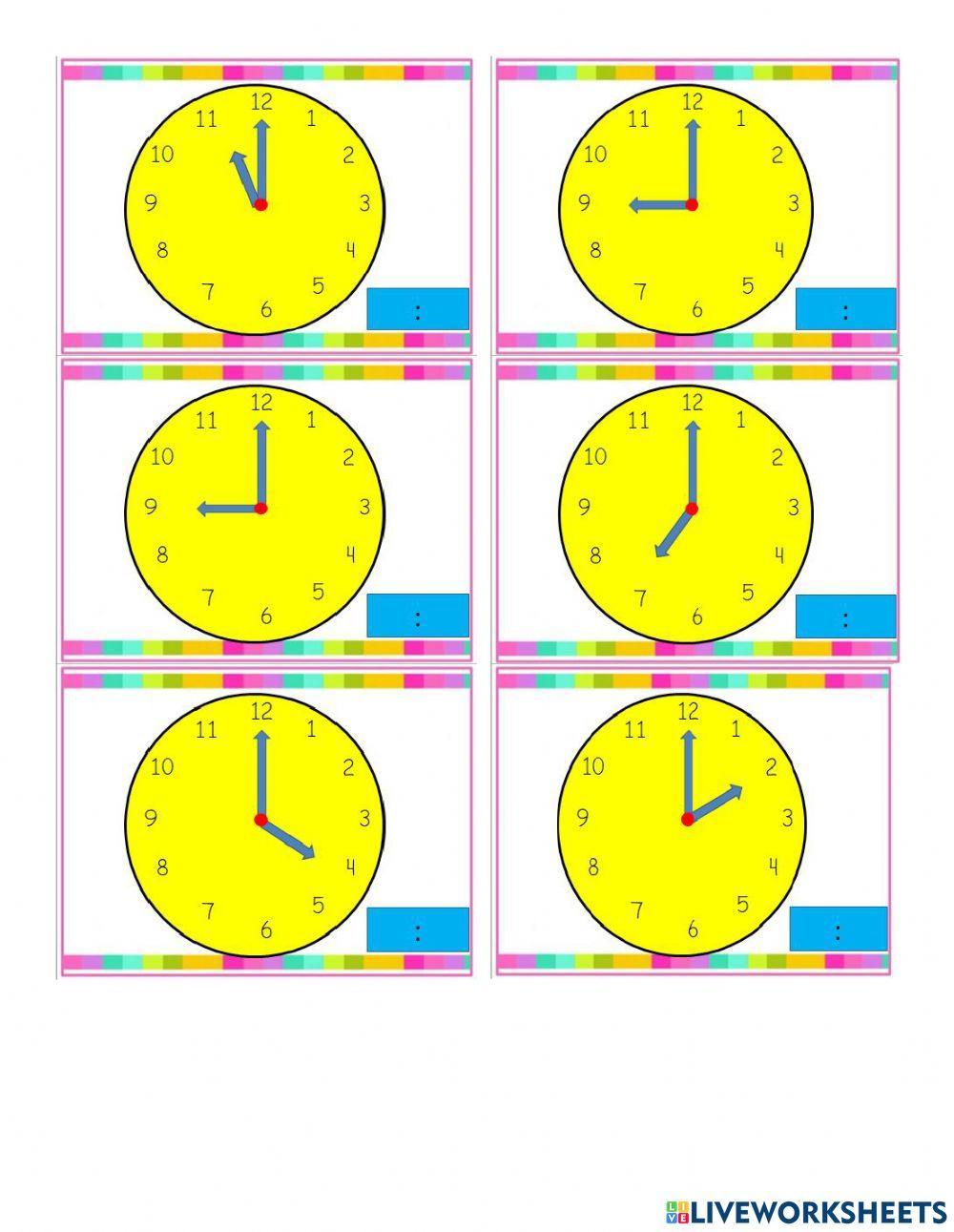 La hora en punto