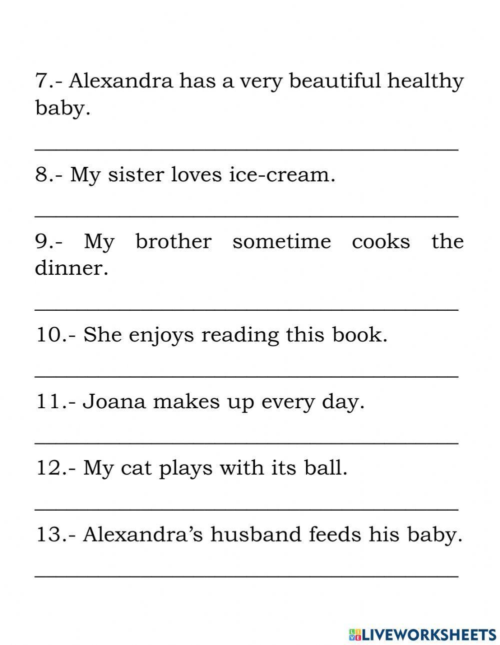 Simple Present Yes-No Question (Aux. Does)