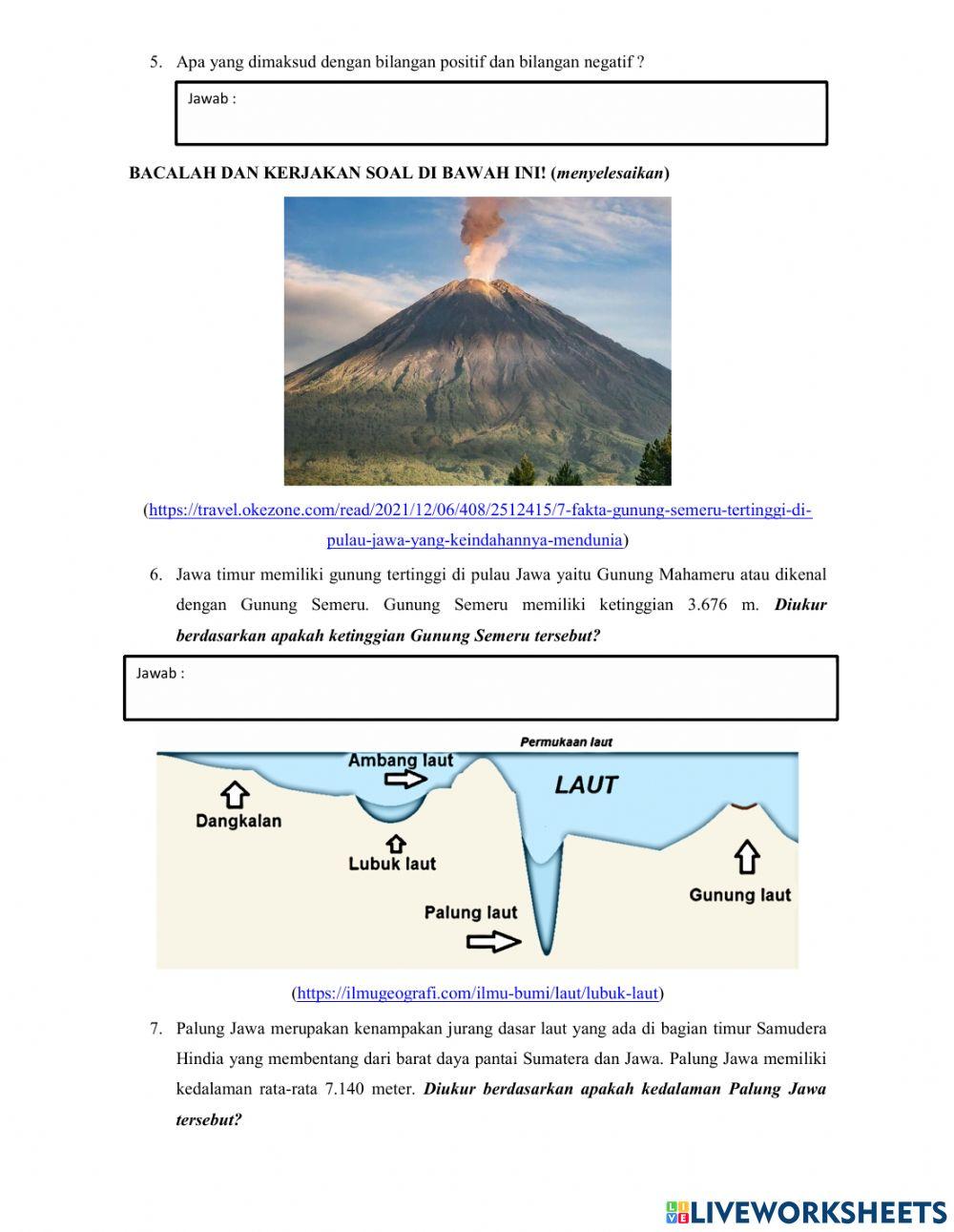 1 LKPD mengenal titik acuan, garis bilangan, pos neg