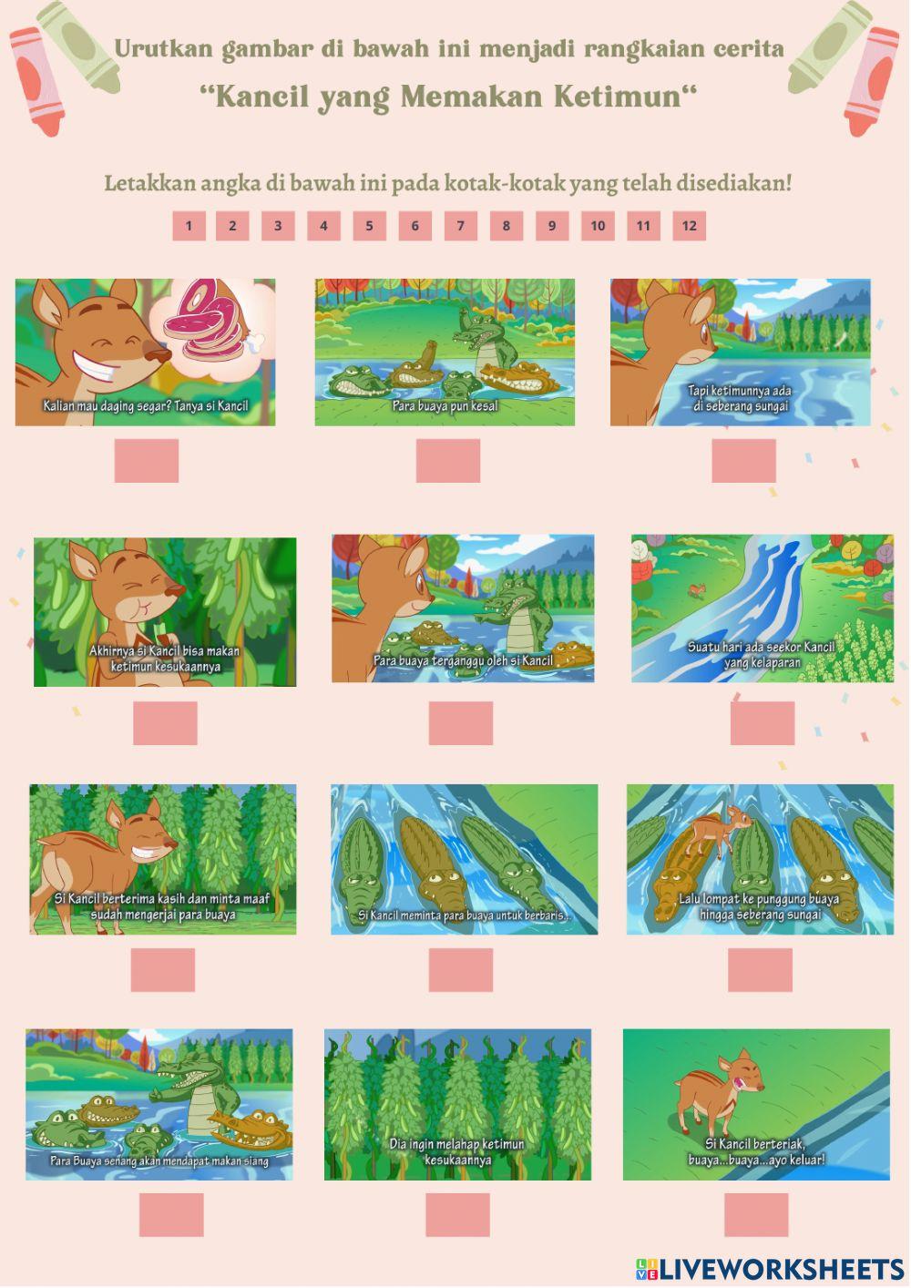Mengurutkan Gambar Cerita - SBdP Kelas 5