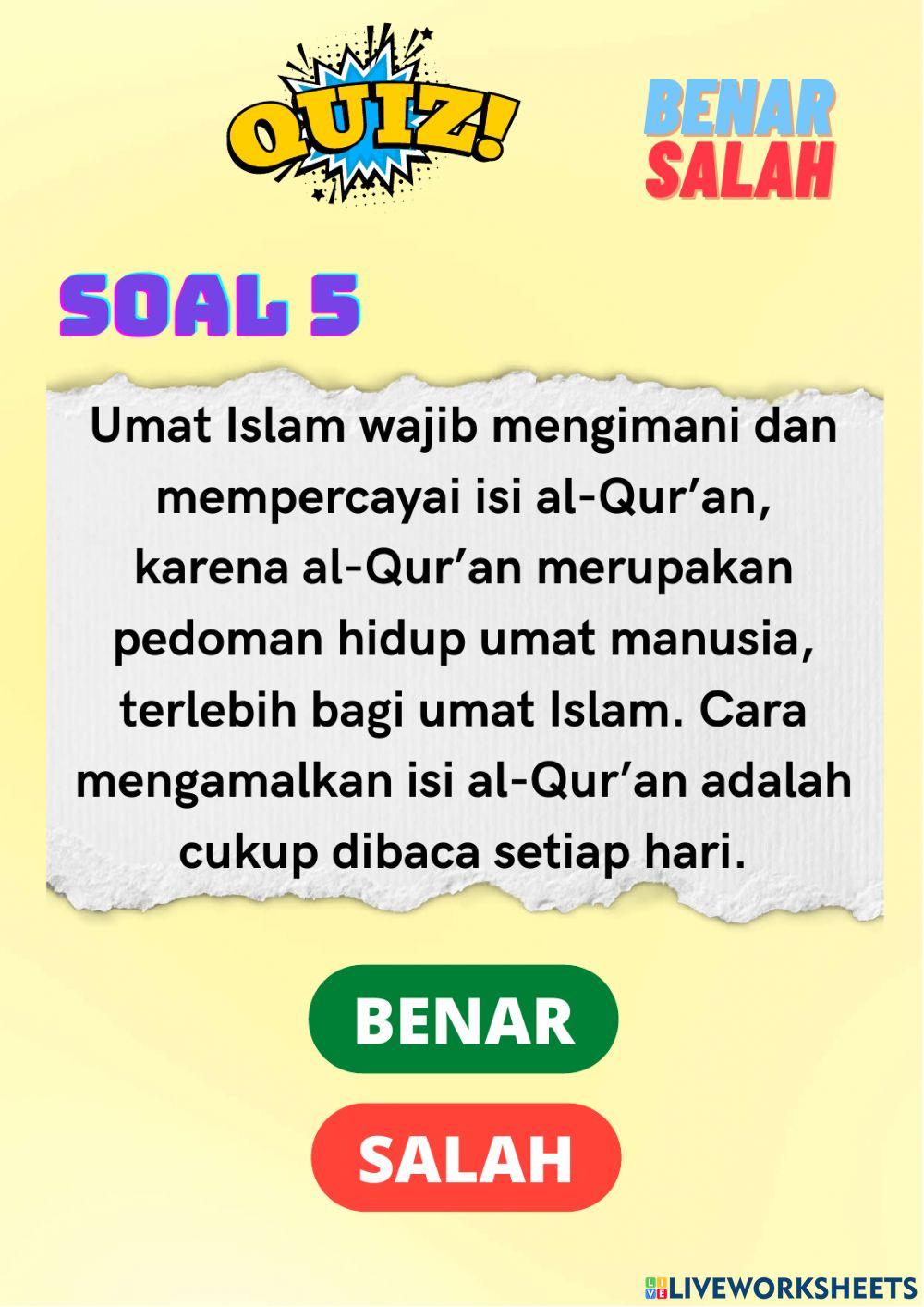 Iman kepada kitab-kitab allah swt