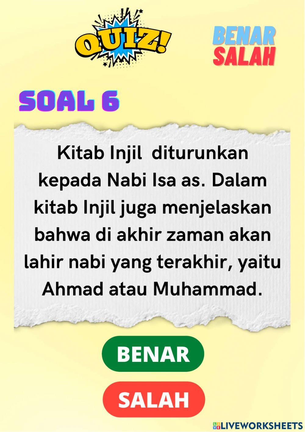 Iman kepada kitab-kitab allah swt