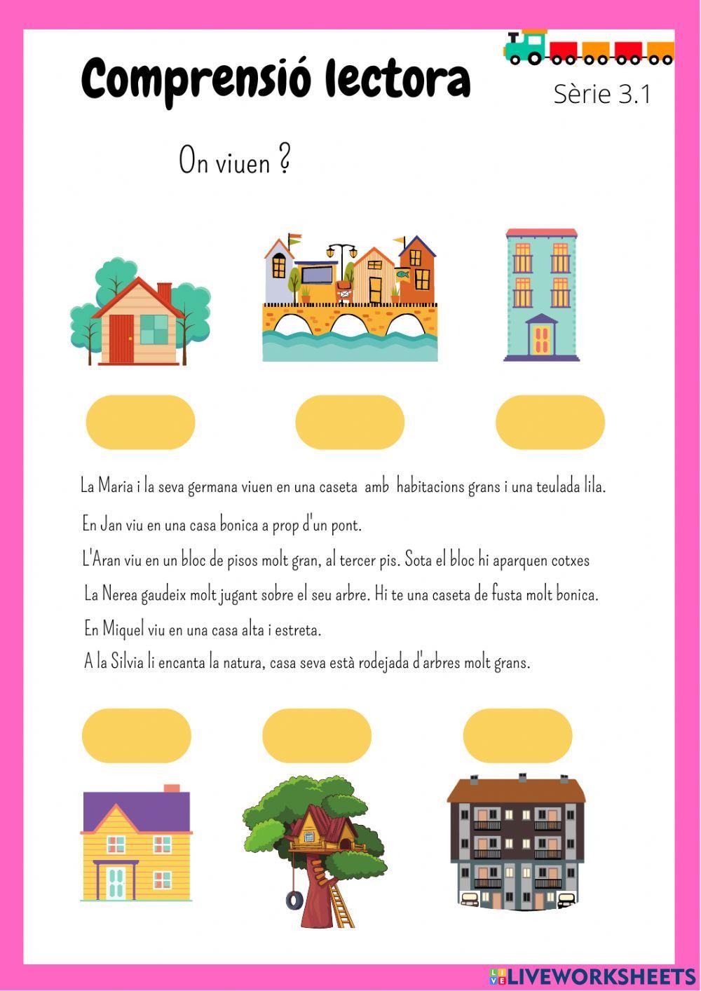 Comprensio lectora 3.1