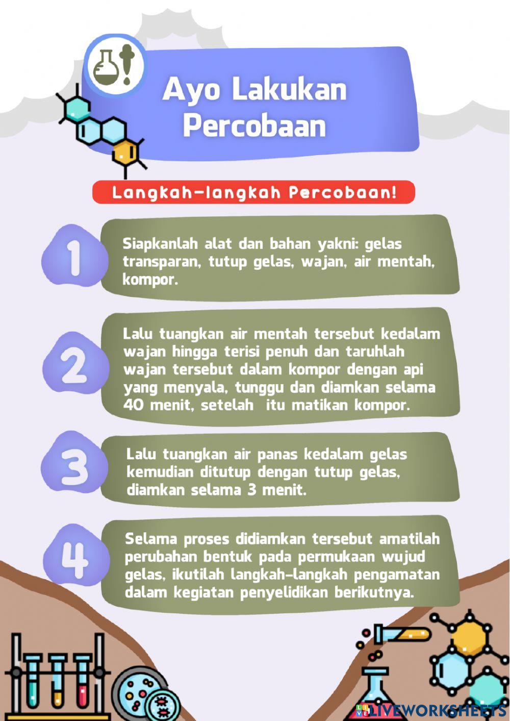 Perubahan Wujud Benda - Kegiatan 2