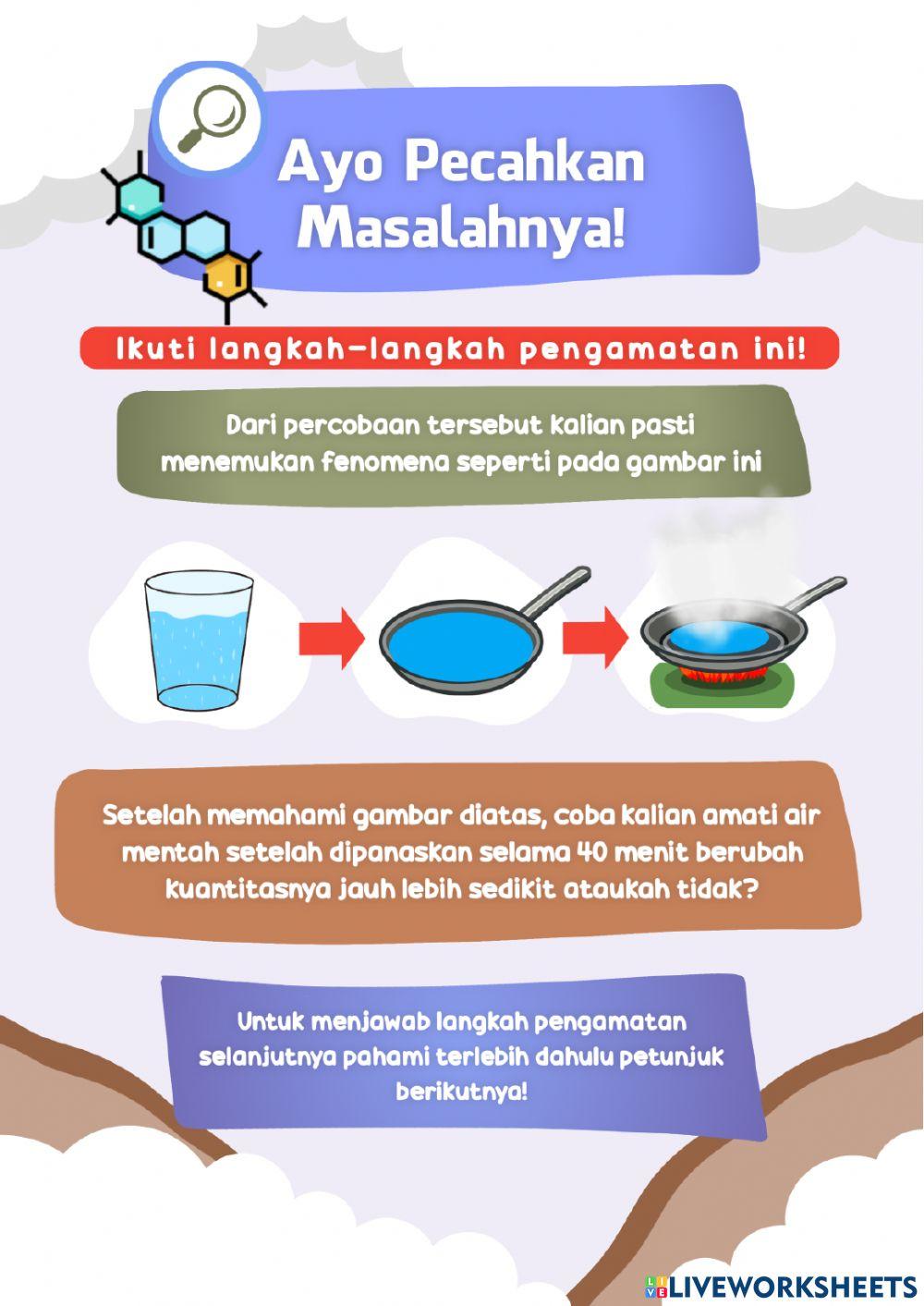 Perubahan Wujud Benda - Kegiatan 2