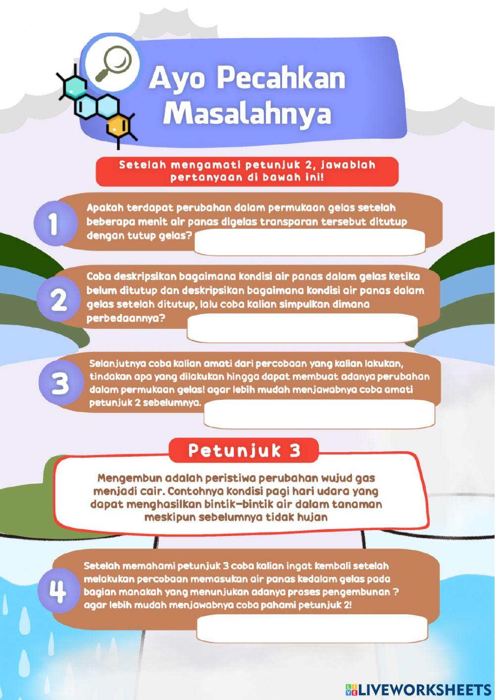 Perubahan Wujud Benda - Kegiatan 2