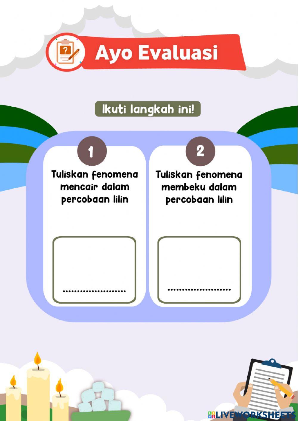 Perubahan Wujud Benda - Kegiatan 1