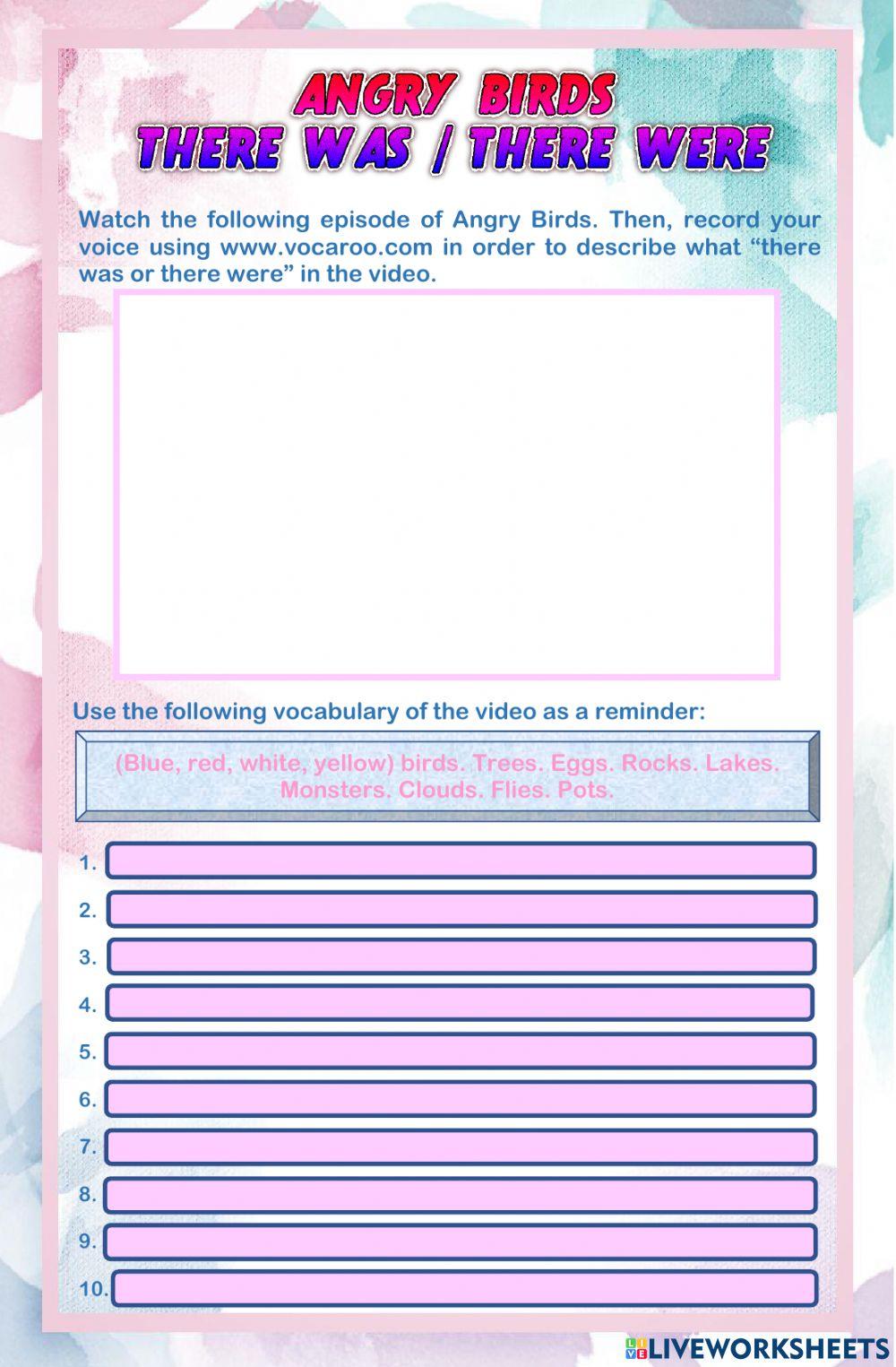 Angry Birds - There was-There were