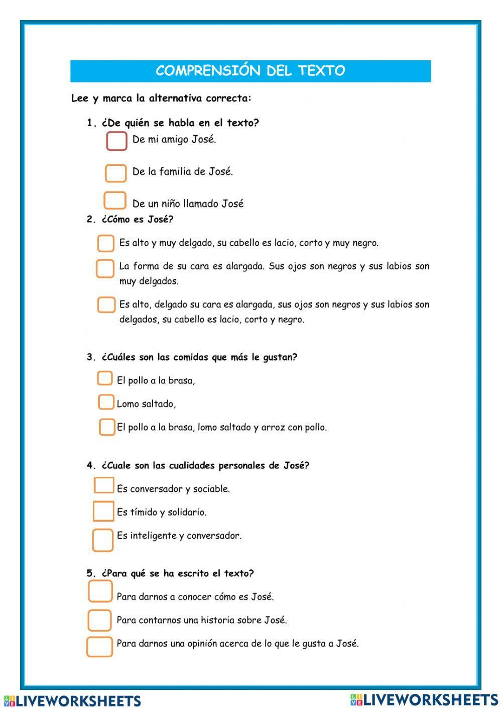 La descripción de personas