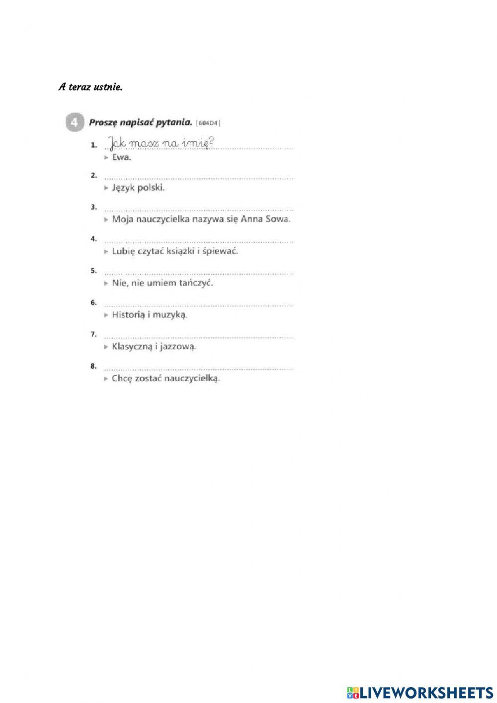 Pytania i odpowiedzi