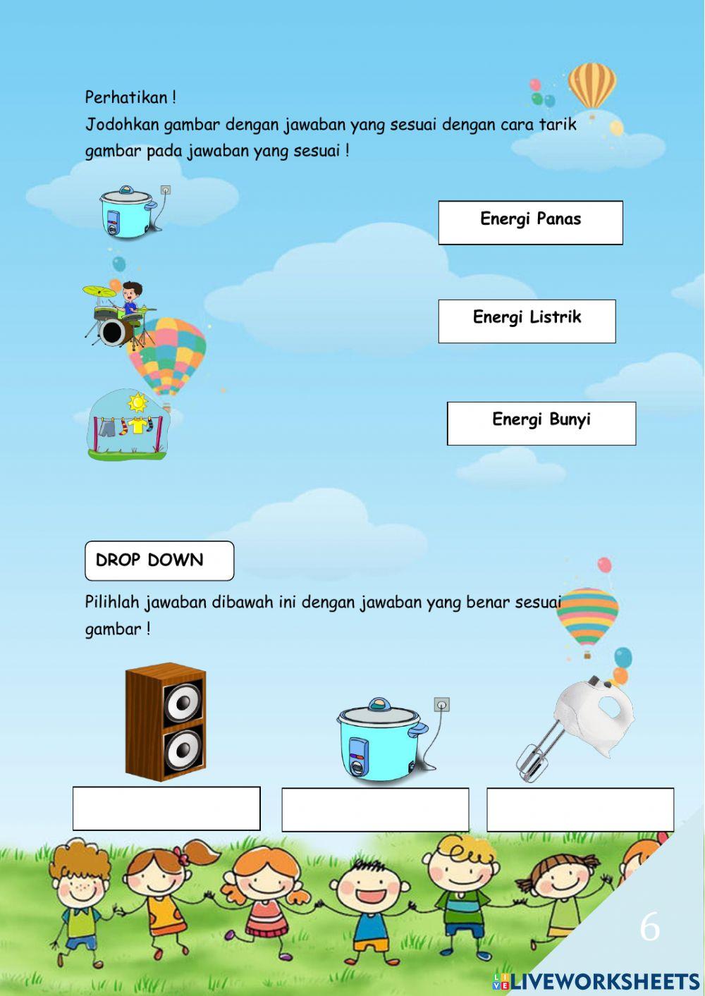 LKPD Energi dan Perubahan Bentuk Energi