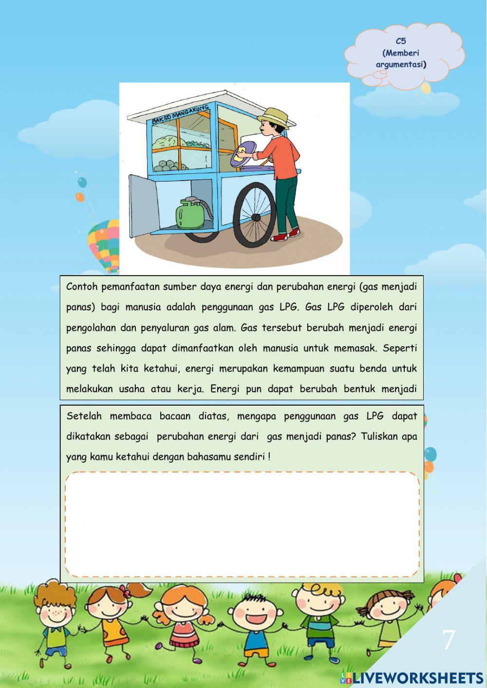 LKPD Energi dan Perubahan Bentuk Energi