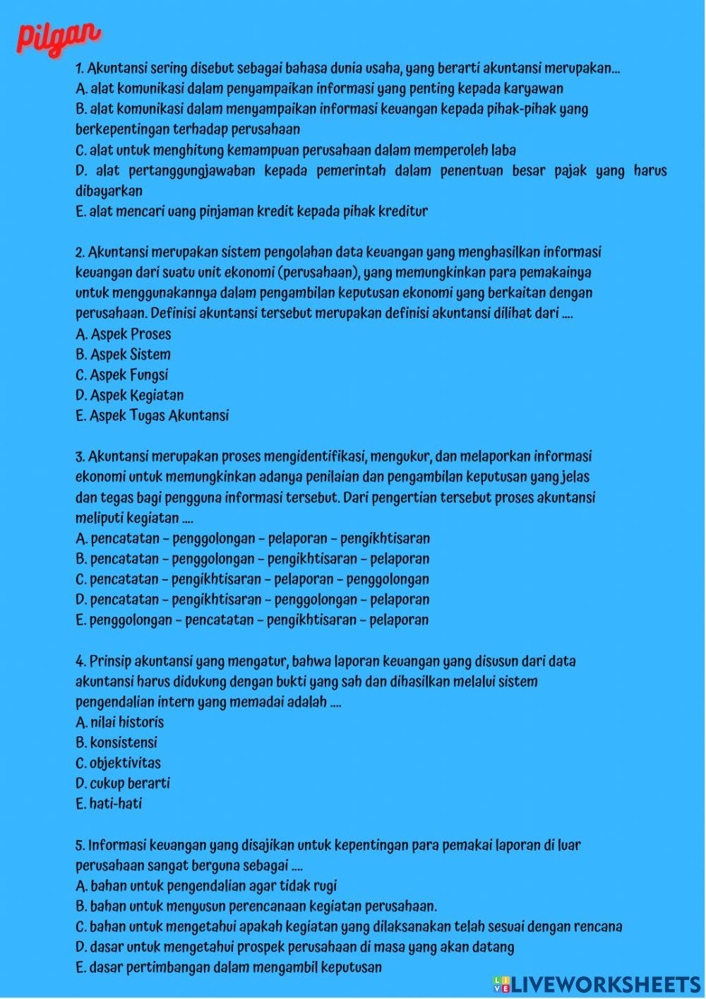 LKPD Akuntansi sebagai sistem informasi