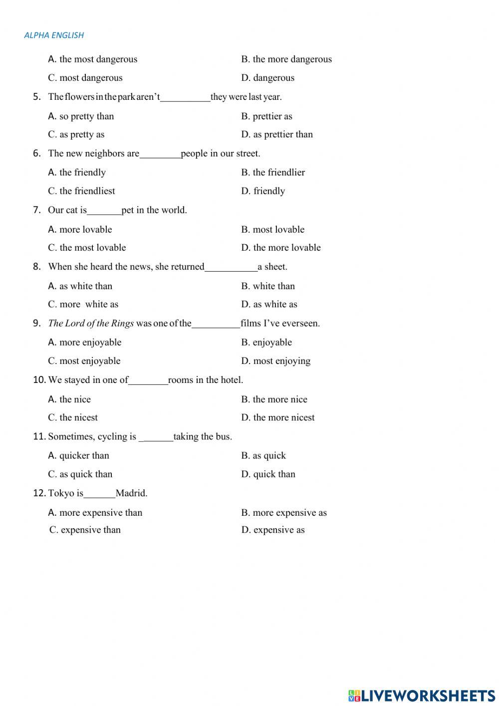 BT06-Grammar so sánh tính từ