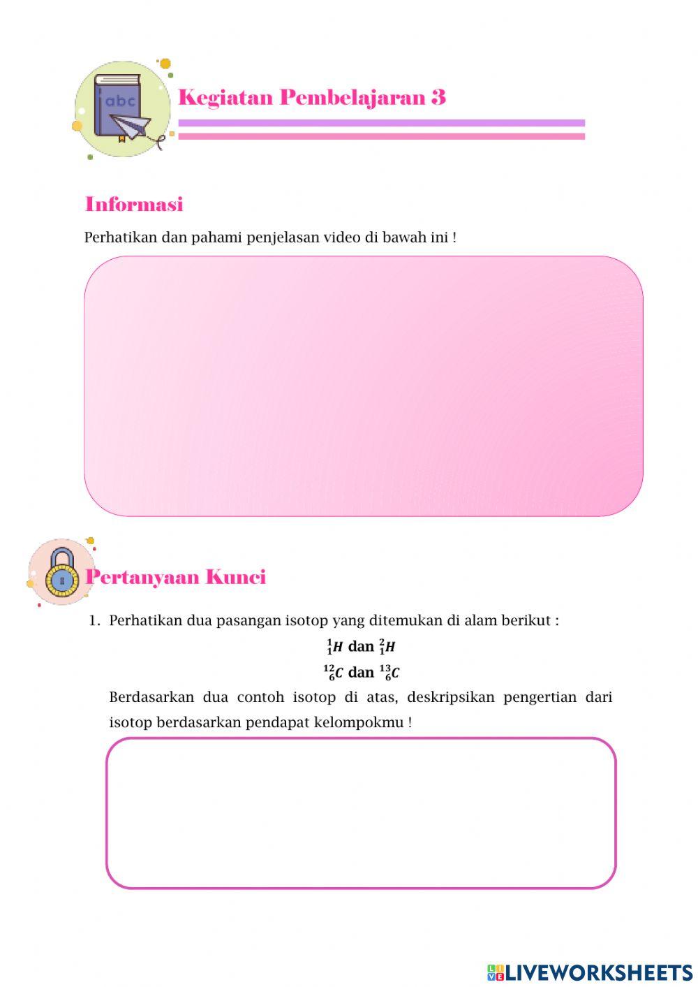 LKPD Partikel Penyusun Atom