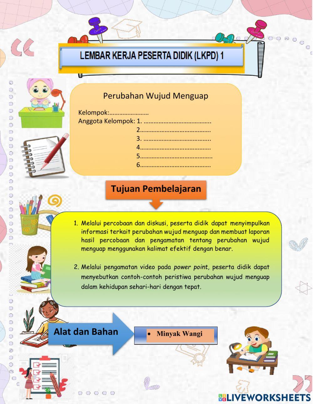 Perubahan Wujud Benda Menguap