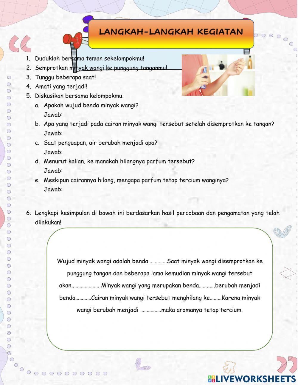 Perubahan Wujud Benda Menguap