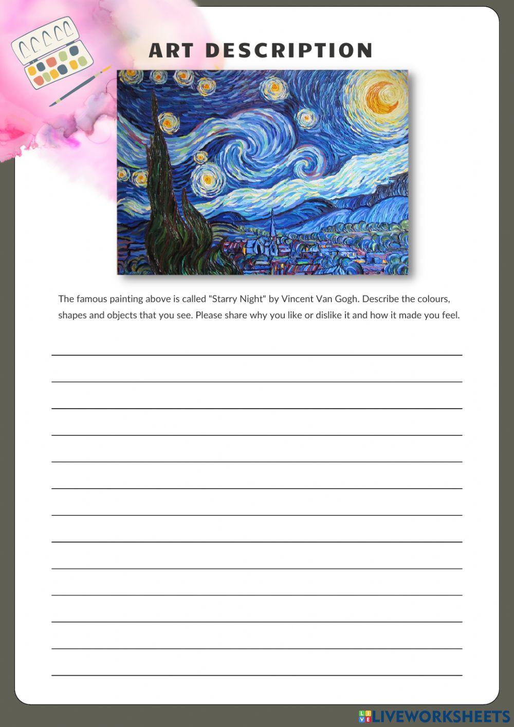 Describe the Painting