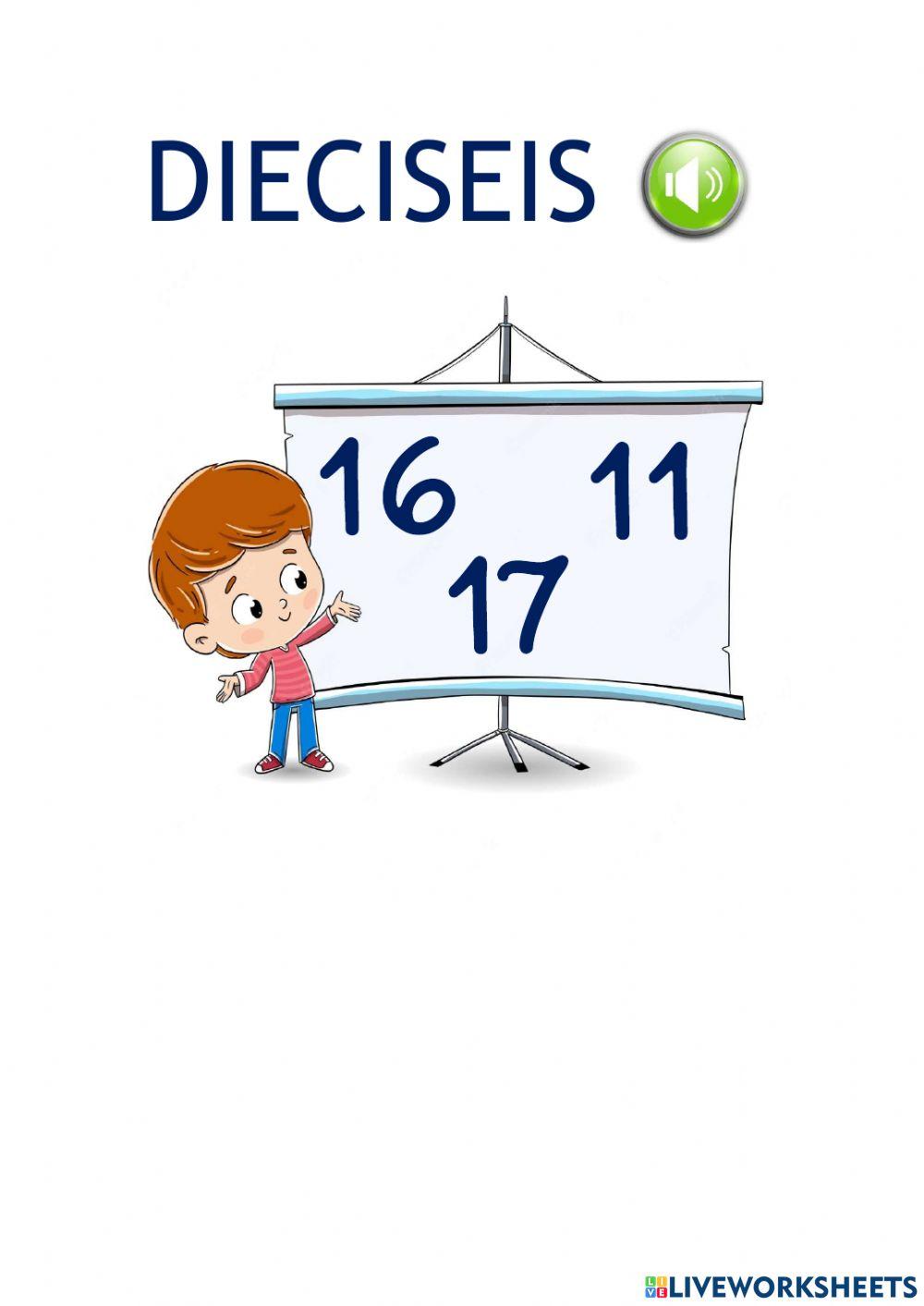 Números 10 al 19 (ejercicio listen) (2)