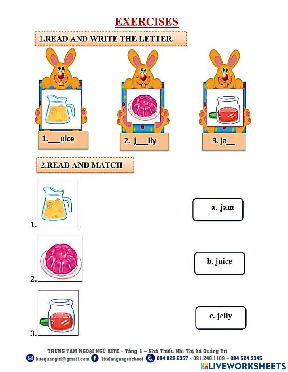 UNIT 7: IN THE KITCHEN (Bài tập bổ trợ tiếng anh 2)