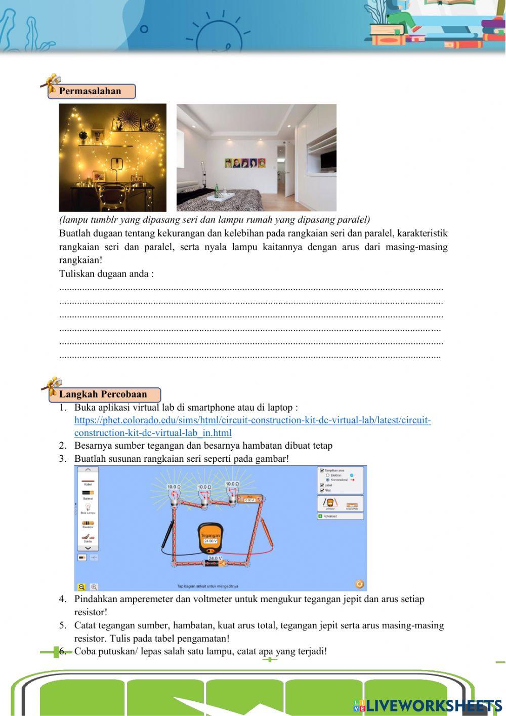 LKPD Rangkaian Hambatan