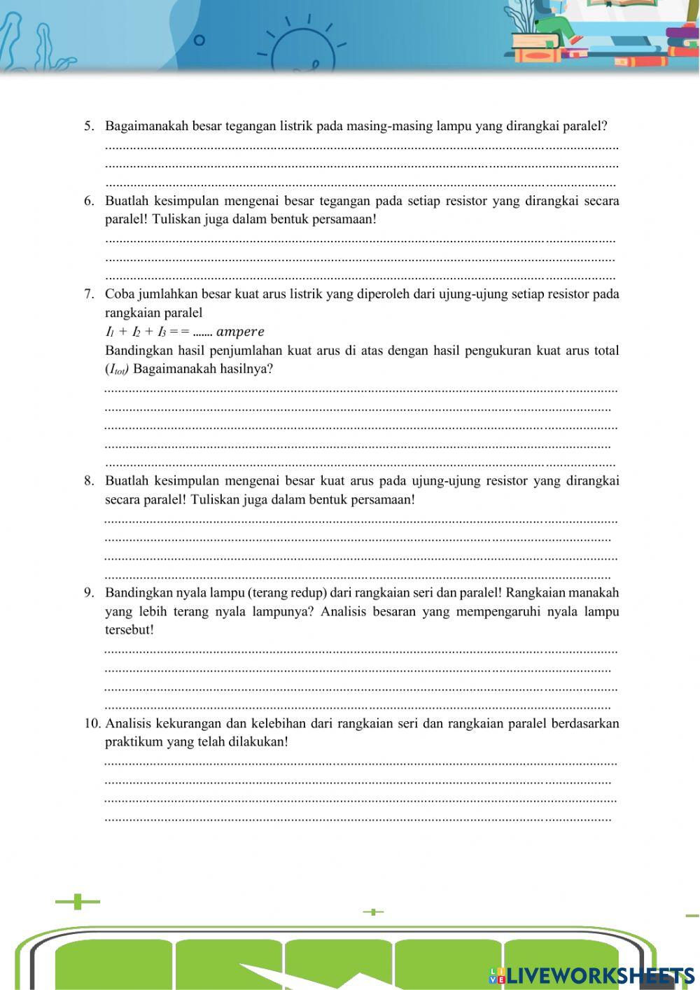 LKPD Rangkaian Hambatan