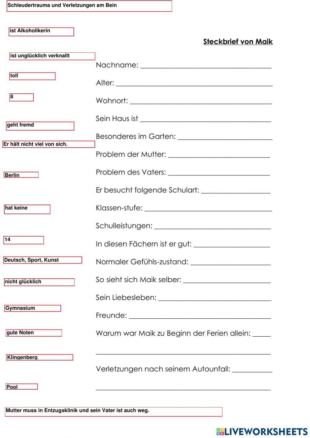 Tschick in einfacher Sprache