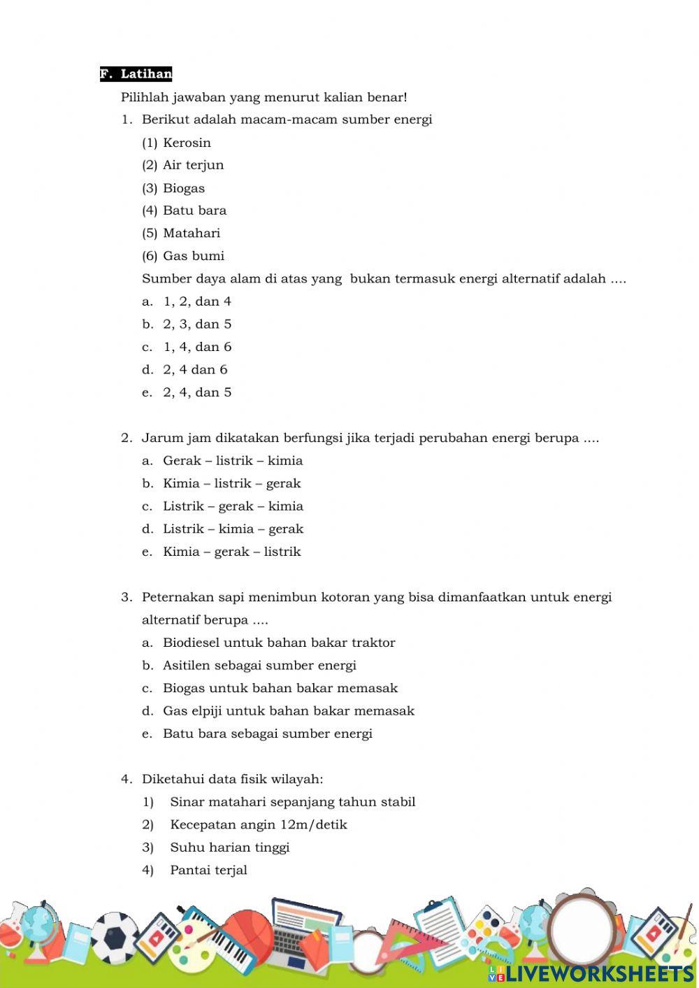 Energi Terbarukan dan Penerapannya