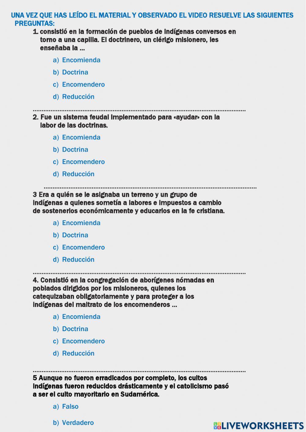 S4 Evangelización y extirpación de idolatrías en América p2