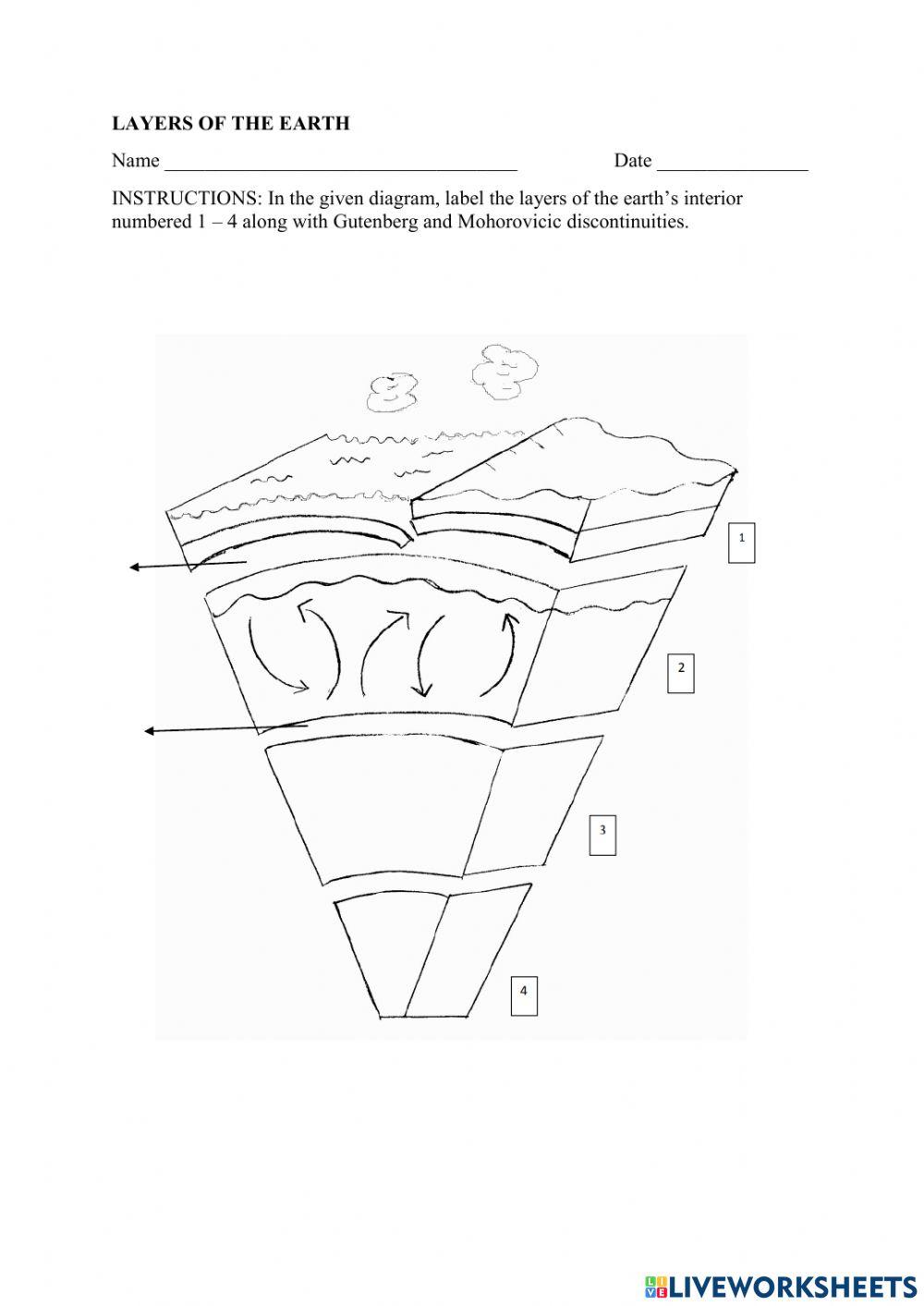 layers-of-the-earth-geography-activity-live-worksheets