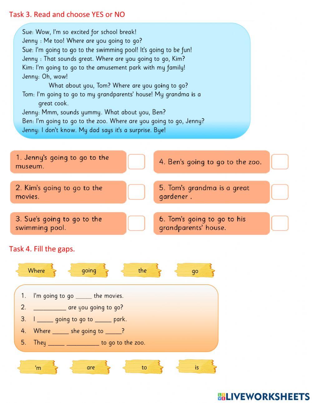 Smart 5 - theme 4 - lesson 1