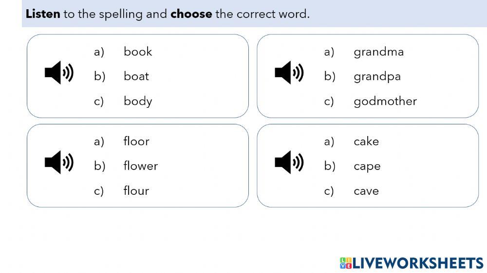 2121239 l10 a2 alphabet spelling listening