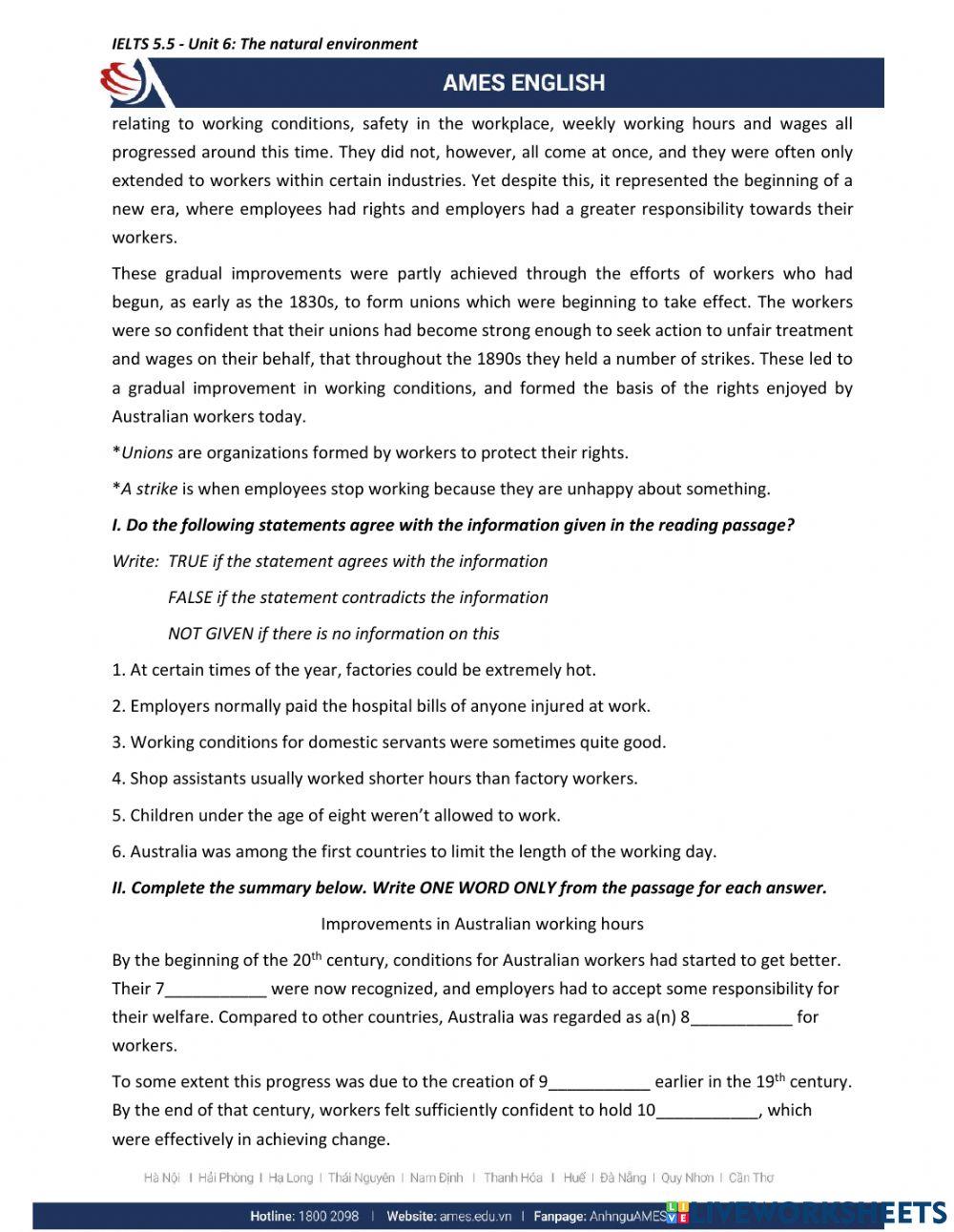 IELTS 5.5 - L5 - Reading Part 1