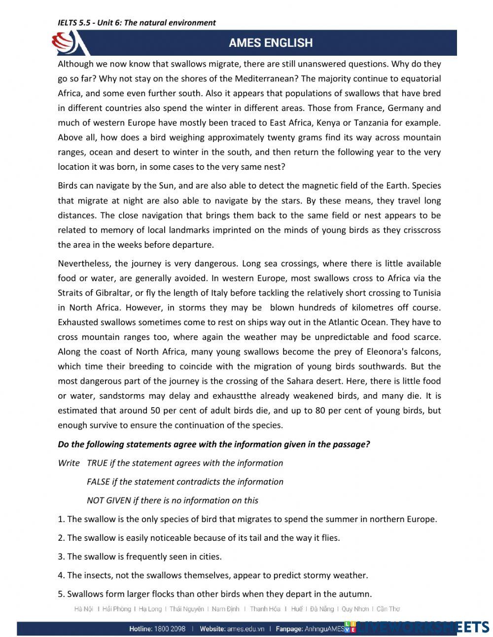 IELTS 5.5 - L5 - Reading Part 2