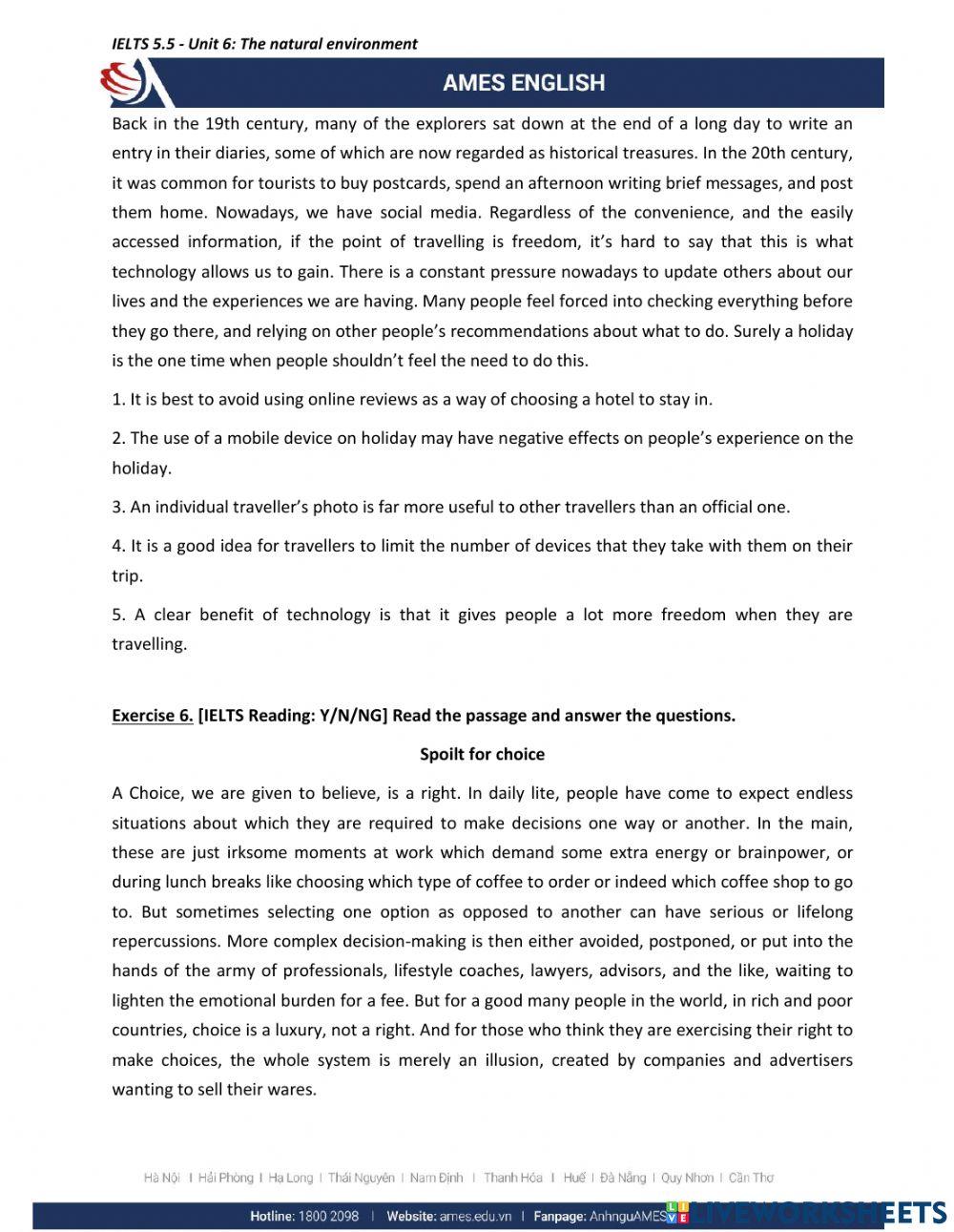 IELTS 5.5 - L5 - Reading Part 2