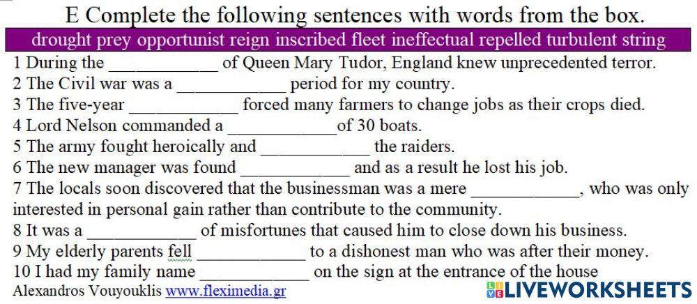 Ancient Egypt decline complete the words Ancient Egypt decline complete the words