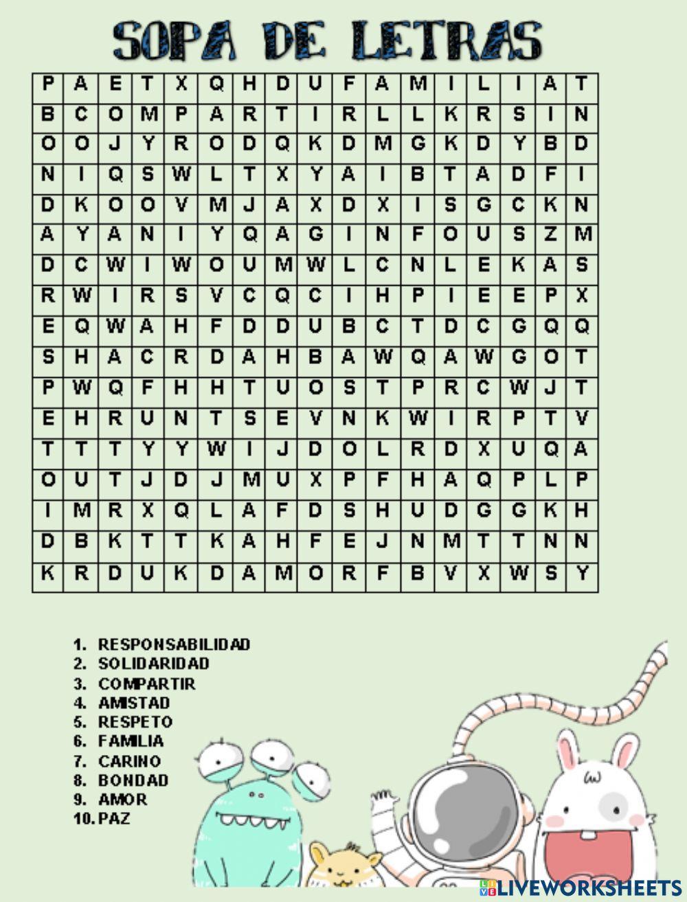 Sopa de letras