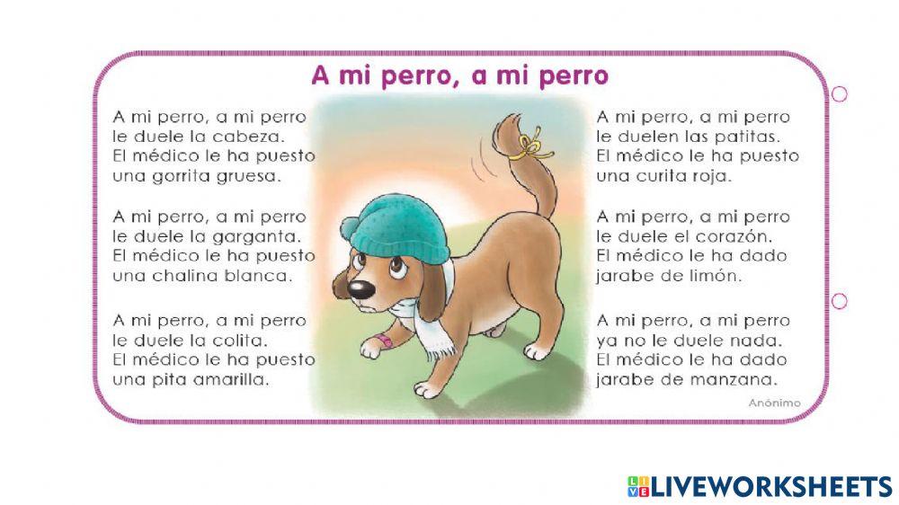 A mi perro, a mi perro
