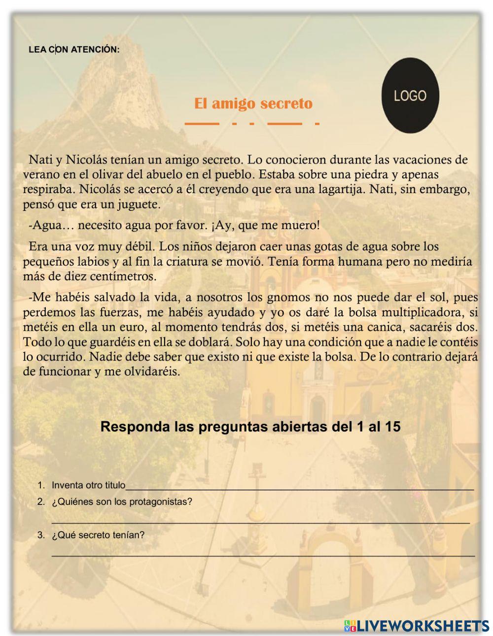 Comprensión lectora