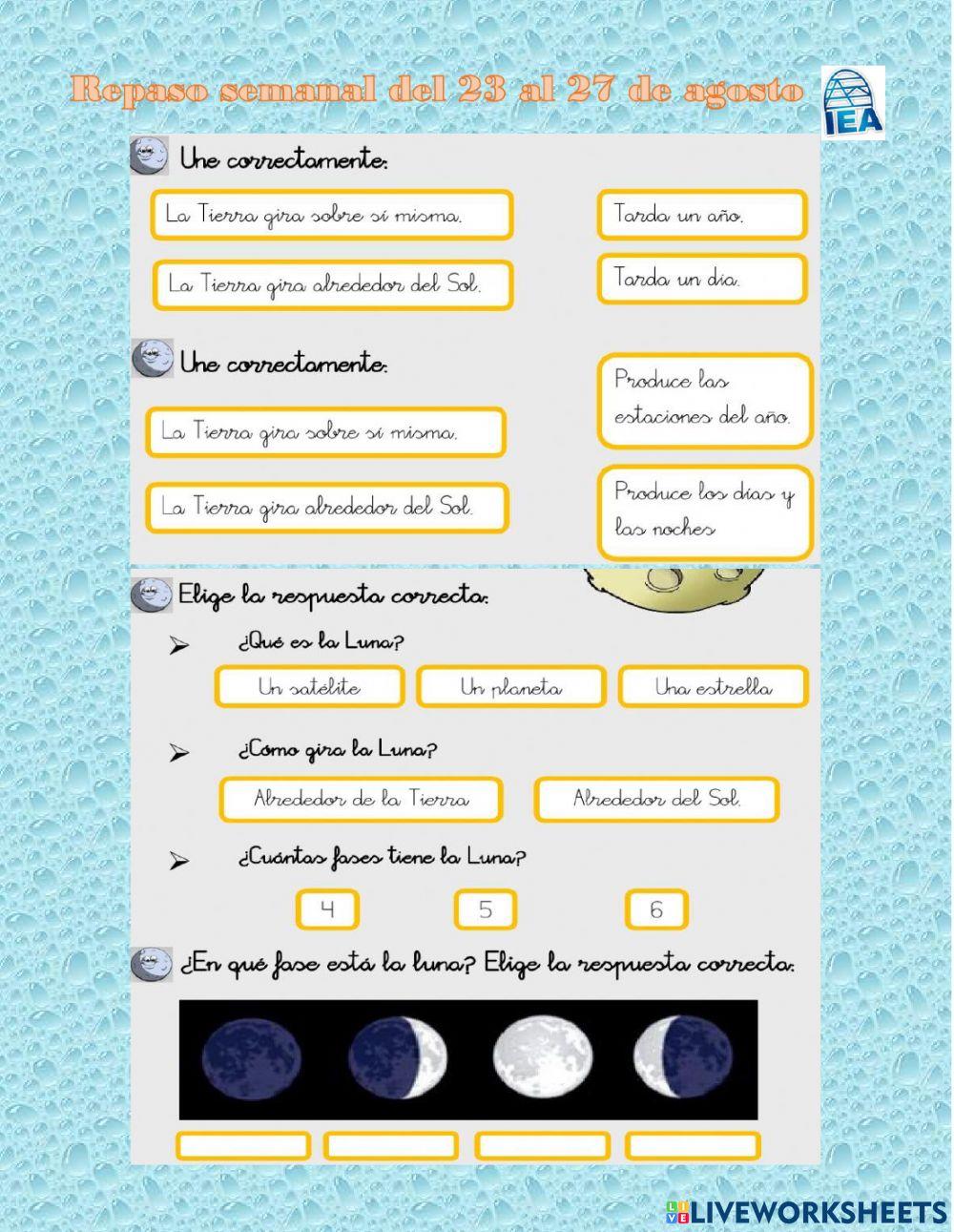 Repaso semanal Medio Natural