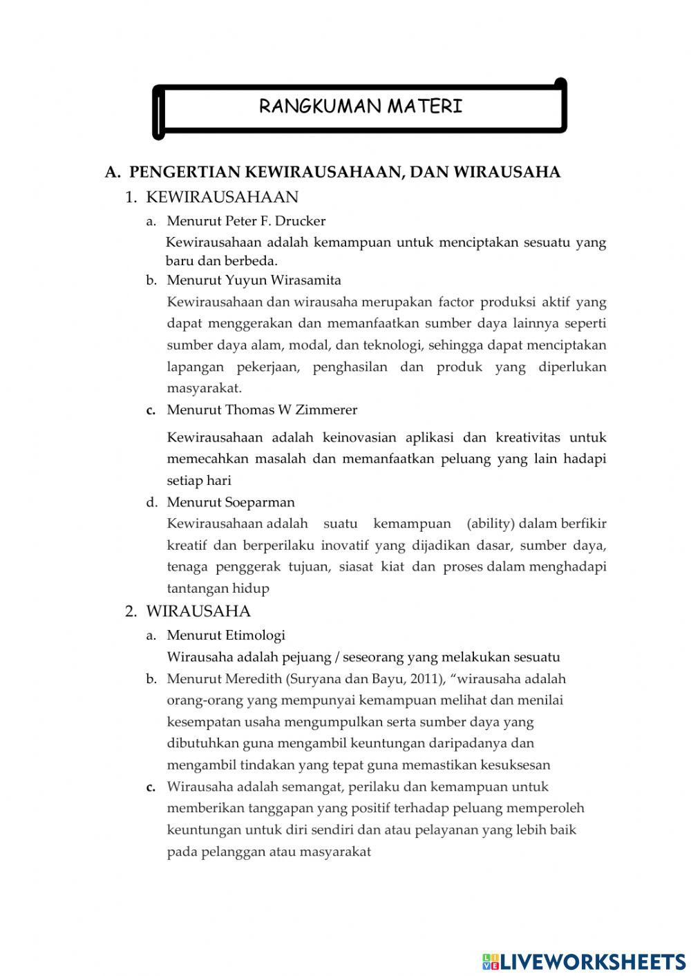 LKPD-3.1 Kewirausahaaan