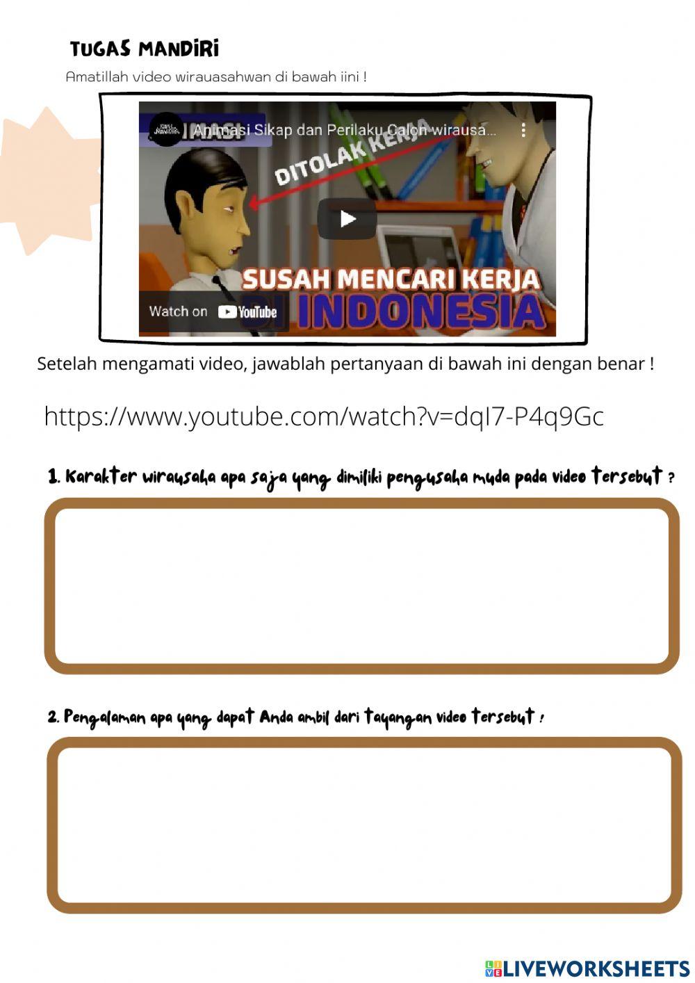 LKPD-3.1 Kewirausahaaan