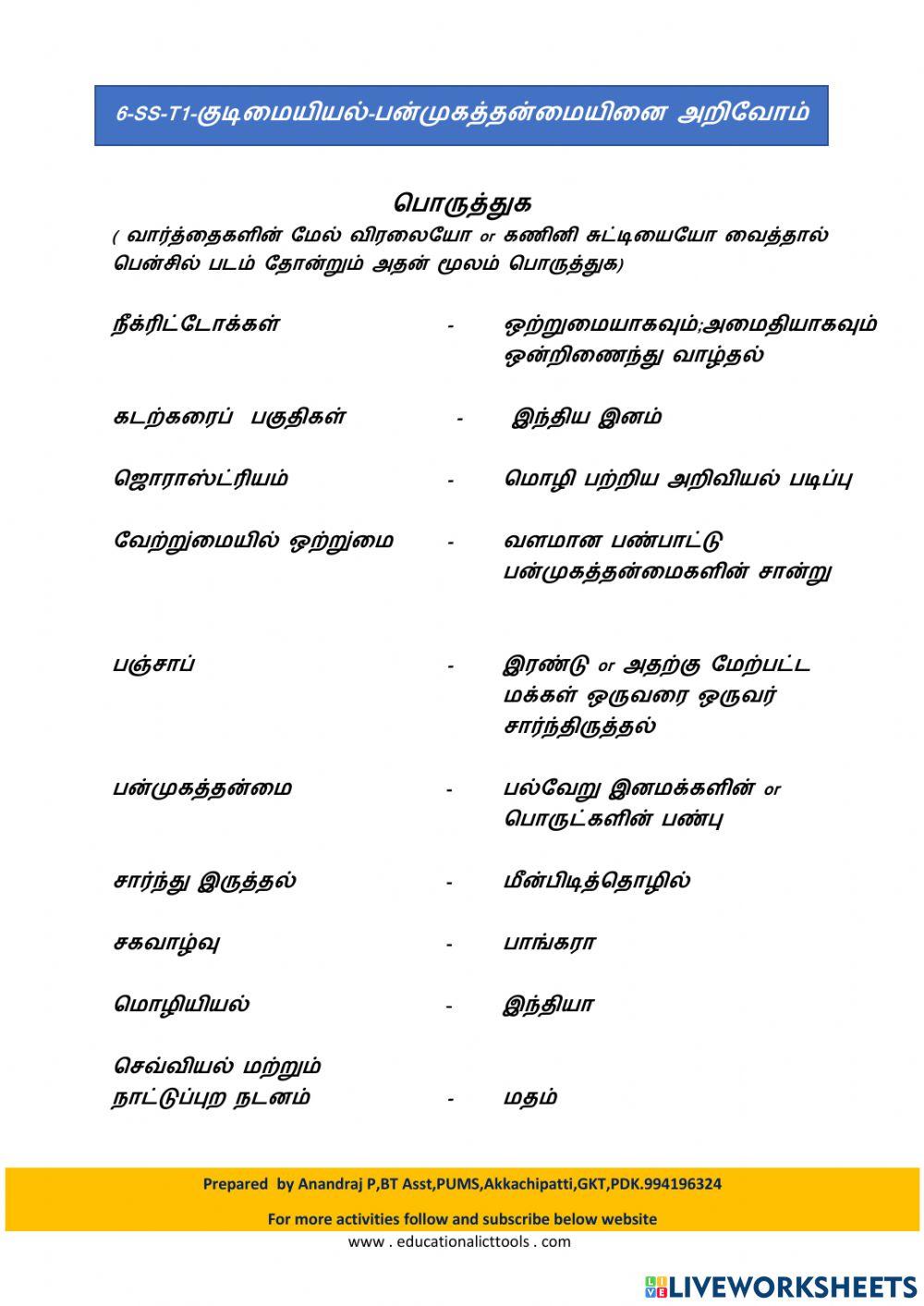 Understanding Diversity